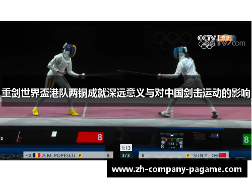 重剑世界盃港队两铜成就深远意义与对中国剑击运动的影响